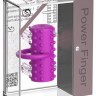Розовая вибропулька на палец Power Finger