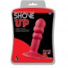 Красная анальная пробка SHOVE UP 5INCH SILICONE BUTT PLUG RED - 12,7 см.