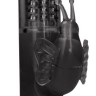 Черный вибратор-кролик Rotating Butterfly - 22,8 см.