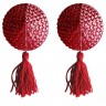 Красные круглые пестисы Nipple Tassels Round