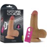Кофейный вибратор Nature Cock Gabe 6 с голосовым приёмником - 15 см.