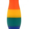Разноцветная анальная пробка COLOURFUL PLUG - 10,5 см.