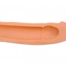 Реалистичная насадка-удлинитель Wildfire Celebrity Series Tommy Gunn Power Suction CyberSkin Penis Extension - 22 см.