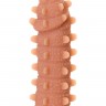 Насадка на фаллос с шипами и продолговатыми бугорками Extreme Sleeve 004 M-size - 14,7 см.