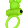 Зеленое виброкольцо на пенис A-Toys
