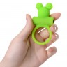 Зеленое виброкольцо на пенис A-Toys
