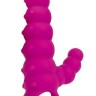 Розовый силиконовый стимулятор Cosmo - 9,5 см.