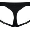 Черные трусики для насадок Heroine Lingerie Harness - size L