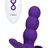 Фиолетовый анальный вибратор Nalone Pearl - 12,5 см.
