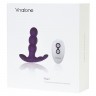Фиолетовый анальный вибратор Nalone Pearl - 12,5 см.