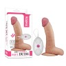 Телесный вибромассажер-реалистик Ultra Soft Dude 8.8 - 20 см.