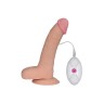 Телесный вибромассажер-реалистик Ultra Soft Dude 8.8 - 20 см.