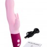 Розовый вибратор-кролик Hello Rabbit - 24,5 см.