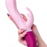 Розовый вибратор-кролик Hello Rabbit - 24,5 см.