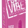 Розовый мини-вибратор Power Vibe Wavy - 9,7 см.