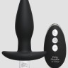 Черная вибровтулка Relentless Vibrations Remote Control Butt Plug - 11,4 см.