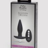 Черная вибровтулка Relentless Vibrations Remote Control Butt Plug - 11,4 см.