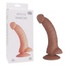 Коричневый фаллоимитатор SEDUCER Bended Lust - 18,5 см.
