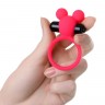 Розовое виброкольцо на пенис A-Toys