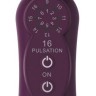 Фиолетовый универсальный массажер Silicone Massage Wand - 20 см.