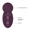 Фиолетовый универсальный массажер Silicone Massage Wand - 20 см.