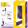 Фиолетовые вагинальные виброшарики Remote Controlled Love Balls
