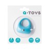 Голубое эрекционное виброкольцо TOYFA A-Toys из силикона