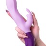 Сиреневый вибратор-кролик Hello Rabbit - 24,5 см.