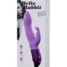 Сиреневый вибратор-кролик Hello Rabbit - 24,5 см.