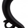 Черный G-стимулятор Two-Finger G-Spot Plug - 14 см.