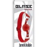Красный кляп-шар с отверстиями BLAZE BREATHABLE BALL GAG