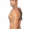 Черная мужская портупея Chain And Chain Harness