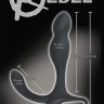 Черный силиконовый стимулятор простаты Plug with Perineum Stimulator