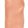 Телесный реалистичный вибратор Vibrating Dildo - 21,5 см.