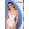 Пикантное кружевное боди Mirabelle с завязочками