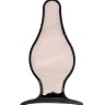 Черная анальная втулка Spade XS - 6,5 см.