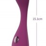 Фиолетовый вибромассажер G-Spot Evelyn - 15,1 см.