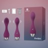 Фиолетовый вибромассажер G-Spot Evelyn - 15,1 см.
