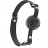 Пластиковый кляп-шар с отверстиями на полиуретановых ремнях BLAZE BREATHABLE BALL GAG