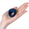 Синее эрекционное кольцо на пенис Satisfyer Power Ring