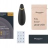 Черный клиторальный стимулятор Womanizer Premium 2