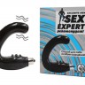 Чёрный массажёр простаты серии Sex Expert