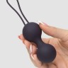 Черные, меняющие цвет вагинальные шарики Inner Goddess Colour-Changing Jiggle Balls 90g