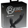 Чёрный анальный вибратор для стимуляции простаты Rebel