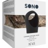 Черное эрекционное кольцо для пениса и мошонки No45 Cockring with Ball Strap