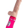 Реалистичный вибратор Ailighter Telescopic Lover с пультом ДУ - 27,1 см.