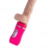 Реалистичный вибратор Ailighter Telescopic Lover с пультом ДУ - 27,1 см.