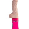 Реалистичный вибратор Ailighter Telescopic Lover с пультом ДУ - 27,1 см.