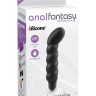 Анальный вибростимулятор точки P с загнутым кончиком Ribbed P-Spot Vibe - 10,5 см.