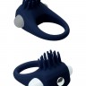 Синее эрекционное виброкольцо STIMU RING